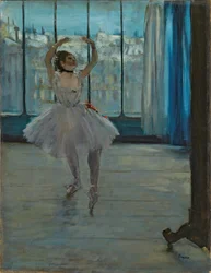 Dancer Posing for a Photographer (Dancer in Front of the Window)