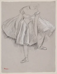 Dancer Adjusting Her Slipper, Early 1880s