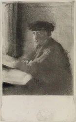 The Engraver Joseph Tourny, Half-Length