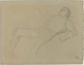 Fallen Jockey (study for "Scene from the Steeplechase: The Fallen Jockey")