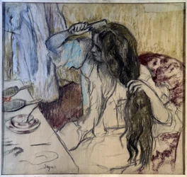 Woman at Her Toilet