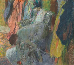 Woman Drying Her Feet
