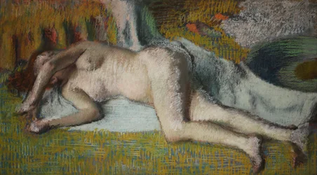 After the Bath (Nude Woman Lying Down)