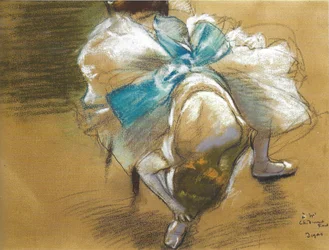 Dancer Tying Her Shoe