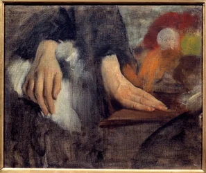 Hand study for the Bellelli family