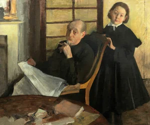 Henri Degas and His Niece Lucie Degas The Artist