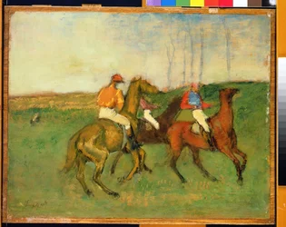 Jockeys and Race Horses