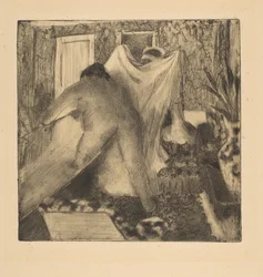 Leaving the Bath, 1879-80