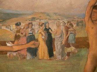 Little Spartan girls provoking boys (detail)
