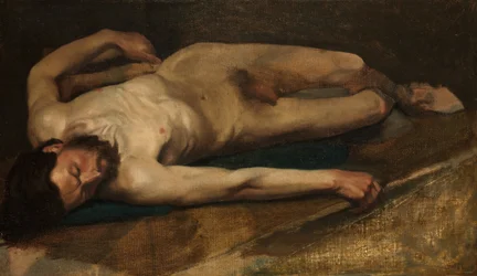 Male Nude, 1856