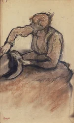 Milliner Trimming a Hat