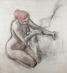 Nude Woman Drying Herself After the Bath, c.1898