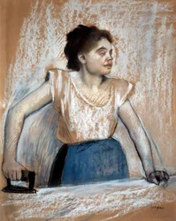 Pastel painting by Edgar Degas (1869)