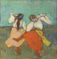 Russian Dancers. Around 1899