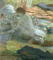 Seated Woman Drying Her Feet, c.1893
