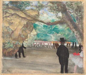 The Curtain, c. 1880