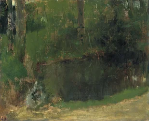 The Pond in the Forest, ca 1868