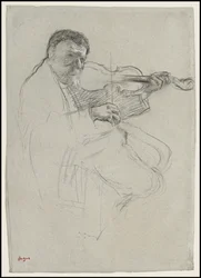 The Violinist, Study for 