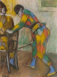 Two Harlequins