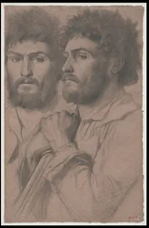 Two Portrait Studies of a Man