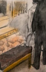 Two men and two dancers (detail)