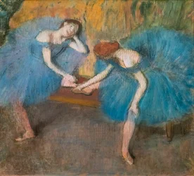 Two Resting Dancers (also known as "Blue Dancers")