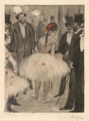 Virginie Being Admired While the Marquis Cavalcanti Looks On, c. 1876-1877