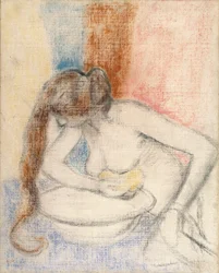 Woman Bathing