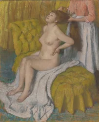 Woman Having Her Hair Combed, c.1886-88