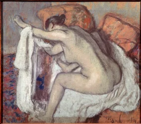 Woman Wiping Her Arm
