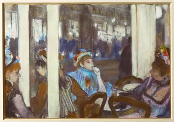 Women on the Terrace of a Coffee House in the Evening