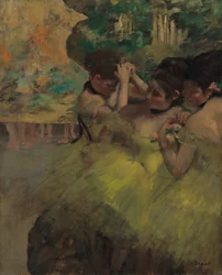 Yellow Dancers In the Wings, 1874-76