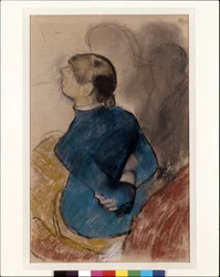 Young Woman in Blue