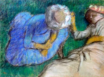 Young Women Resting, late 19th-early 20th century