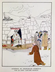 William of Rubruck (c.1200-c.1256) before the Tartar chief Möngke in 1251, from 