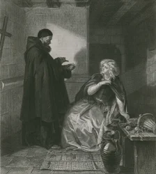 Juliet in the Cell of Friar Lawrence, Romeo and Juliet