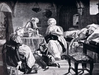 Louis XVI and His Family in the Chateau du Temple