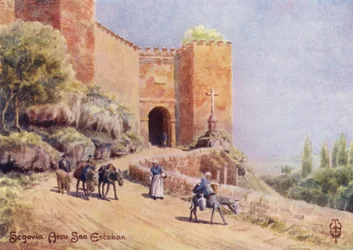 Northern Spain: Segovia, Arco San Esteban
