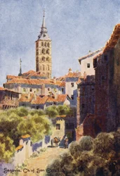 Northern Spain: Segovia, Church of San Esteban