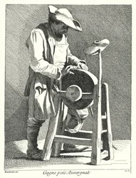 Knife grinder from Auvergne