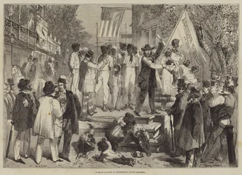 A Slave Auction at Charleston, South Carolina