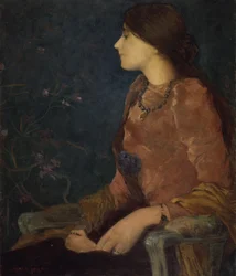 Pensive Lady, Seated