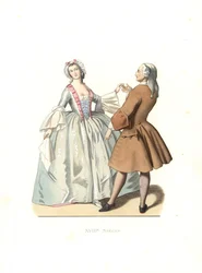 Dancing Master and Young Venetian Woman