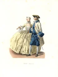 Officer and Lady of Quality, France