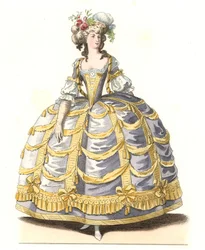 French Woman in Prom Dress