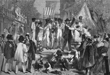 A Slave Auction in Richmond, from 