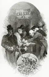 Emargement - Illustration from Napoleon le Petit