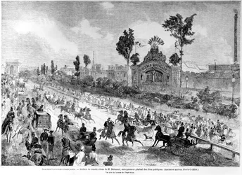 Workshops of Eugene Delessert, General Director of Public Celebrations, from Le Monde Illustre, August 1861