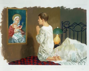 Hope, from Heart, by Edmondo De Amicis, drawing