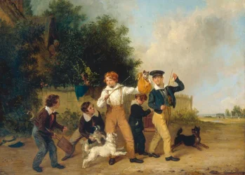 Boys with their Pets
